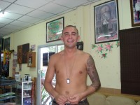 Oliver Arnold at Tiger Muay Thai and MMA Training camp, Phuket, Thailand