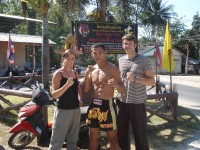 Steve and Gina Andrews at Tiger Muay Thai, Phuket, Thailand