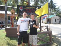 Paul Sumsion at Tiger Muay Thai and MMA traning camp, Phuket, Thailand