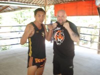 Doug Cota at Tiger Muay Thai and MMA, Phuket, Thailand