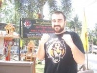 Chris Doulls at Tiger Muay Thai, Phuket, Thailand