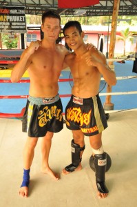 Scott Cooper at Tiger Muay Thai and MMA Training Camp, Phuket, Thailand