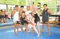 The Underwood family @ Tiger Muay Thai, Phuket, Thailand
