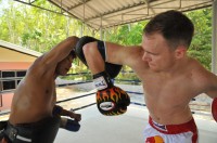 Mike Nolan training at Tiger Muay Thai and MMA Traning Camp, Phuket, Thailand
