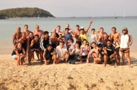 Muay Thai Beach training